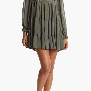 RAGA Olive Long Sleeve Dress